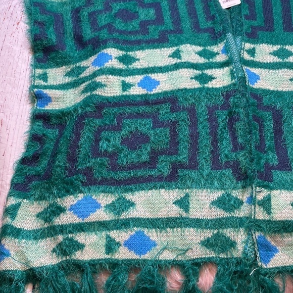 NWT Free People Diamondback Cozy Kimono Green sz OS - Picture 6 of 12